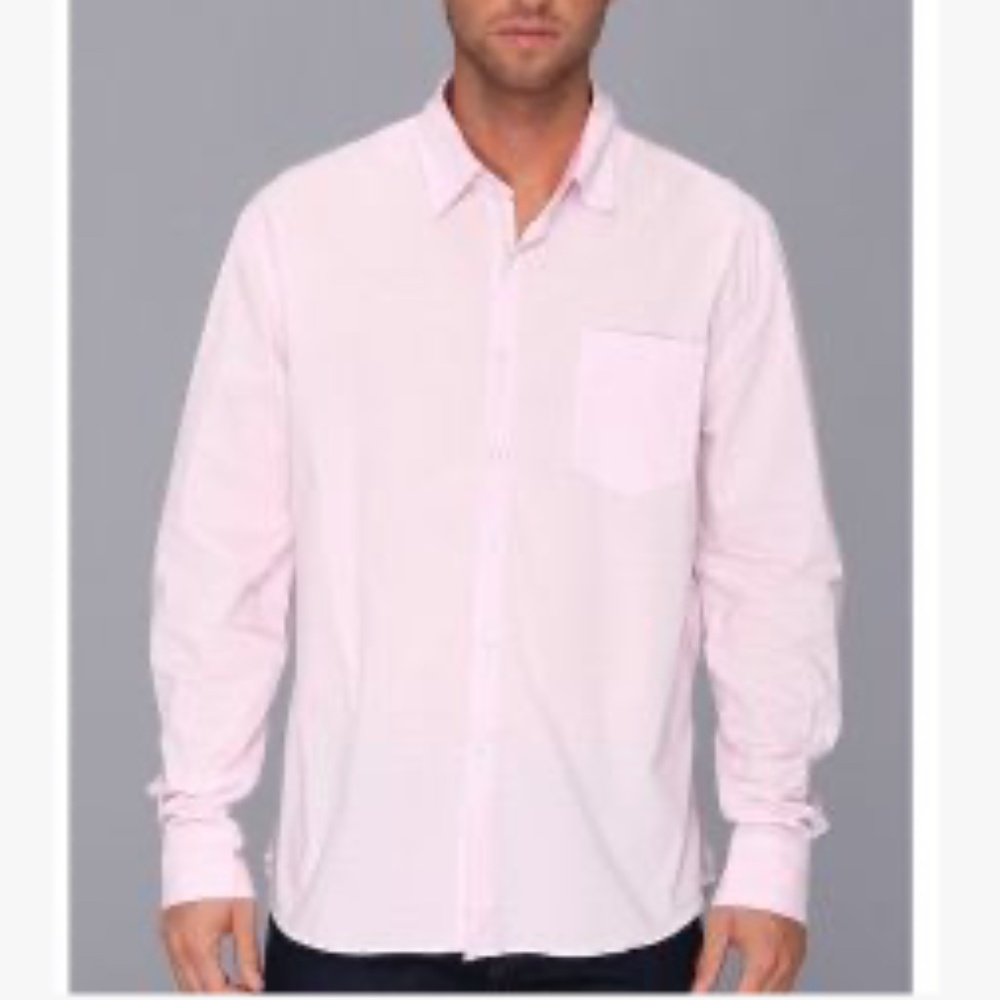 Arnold Zimberg Pink Linen Long Sleeve - M